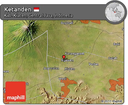 Satellite Map of Ketanden