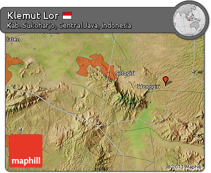 Satellite Map of Klemut Lor