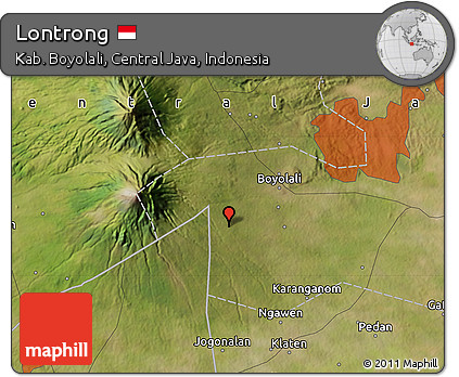 Satellite Map of Lontrong