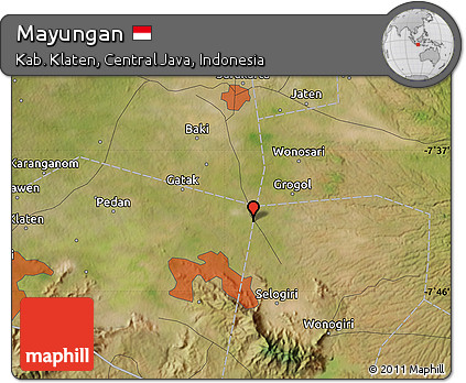 Satellite Map of Mayungan