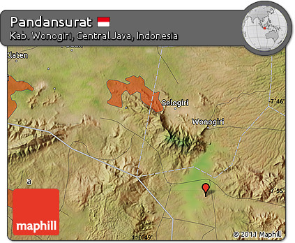 Satellite Map of Pandansurat