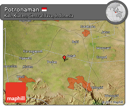 Satellite Map of Potronaman