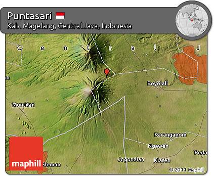 Satellite Map of Puntasari