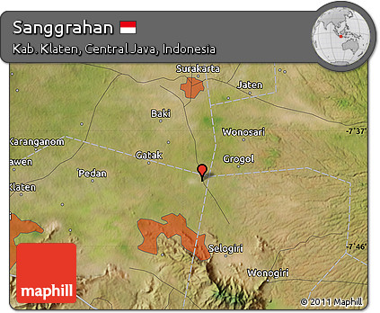 Satellite Map of Sanggrahan