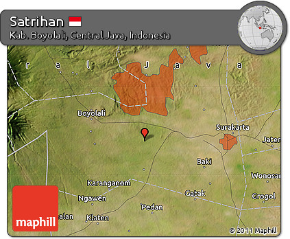 Satellite Map of Satrihan