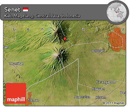 Satellite Map of Senet