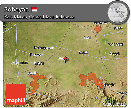 Satellite Map of Sobayan