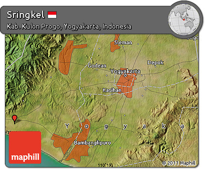 Satellite Map of Sringkel