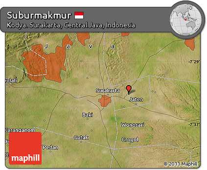 Satellite Map of Suburmakmur