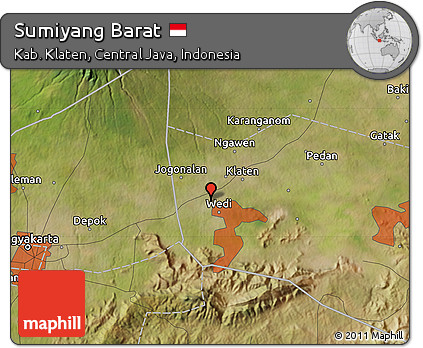 Satellite Map of Sumiyang Barat