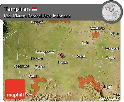 Satellite Map of Tampiran