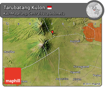 Satellite Map of Tarubatang Kulon