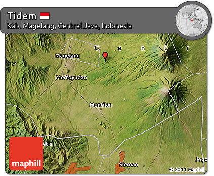 Satellite Map of Tidem