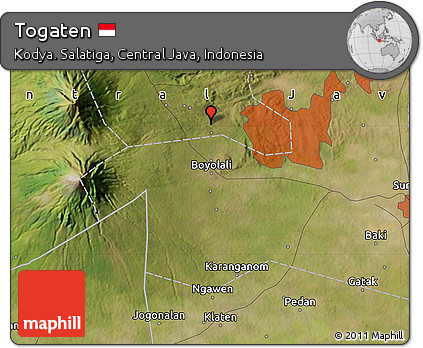 Satellite Map of Togaten