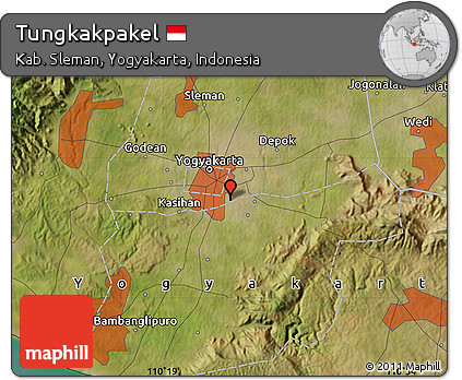 Satellite Map of Tungkakpakel