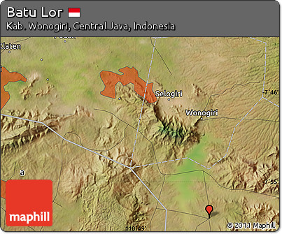Satellite Map of Batu Lor