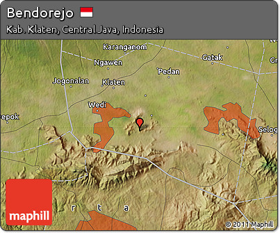 Satellite Map of Bendorejo