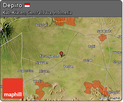 Satellite Map of Depiro