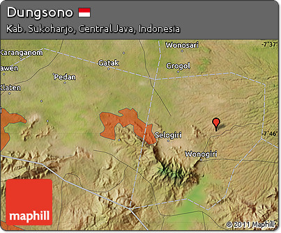 Satellite Map of Dungsono