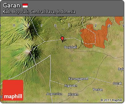 Satellite Map of Garan