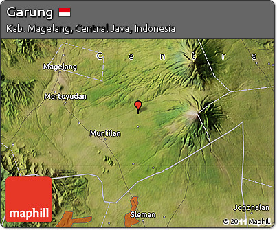 Satellite Map of Garung
