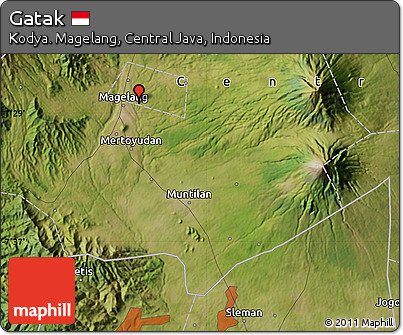 Satellite Map of Gatak