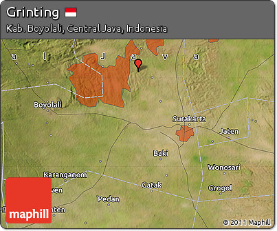 Satellite Map of Grinting