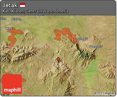 Satellite Map of Jetak