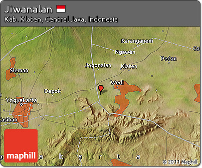 Satellite Map of Jiwanalan