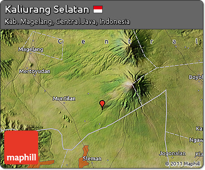Satellite Map of Kaliurang Selatan