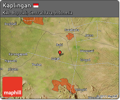 Satellite Map of Kaplingan