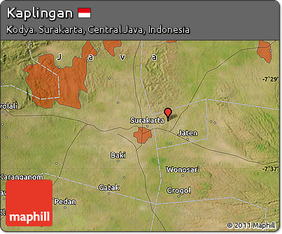 Satellite Map of Kaplingan