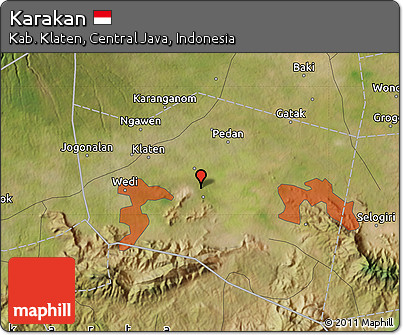 Satellite Map of Karakan