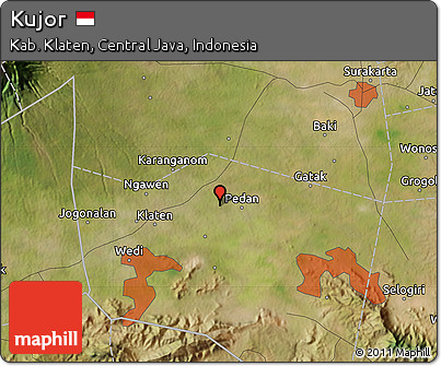 Satellite Map of Kujor