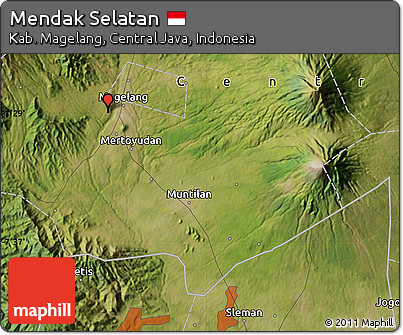 Satellite Map of Mendak Selatan