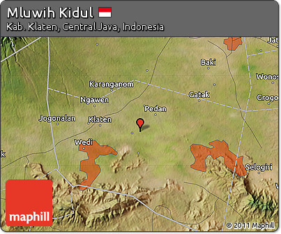 Satellite Map of Mluwih Kidul