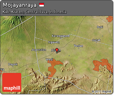 Satellite Map of Mojayanraya
