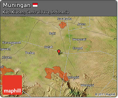 Satellite Map of Muningan