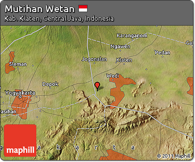 Satellite Map of Mutihan Wetan