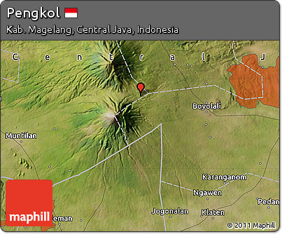 Satellite Map of Pengkol