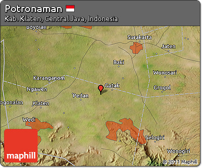 Satellite Map of Potronaman