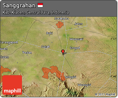 Satellite Map of Sanggrahan