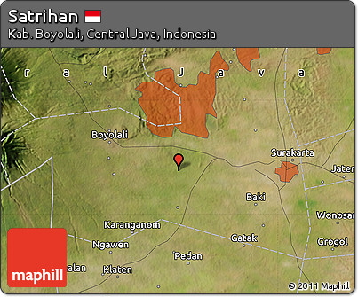 Satellite Map of Satrihan