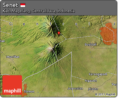 Satellite Map of Senet