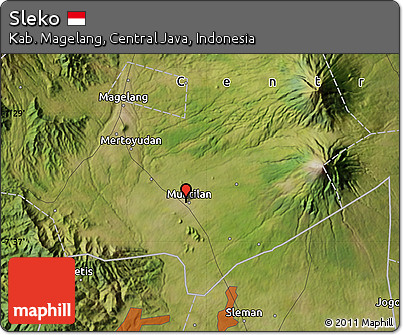 Satellite Map of Sleko