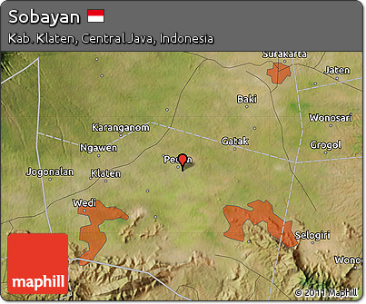Satellite Map of Sobayan