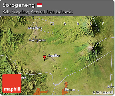 Satellite Map of Sorogeneng