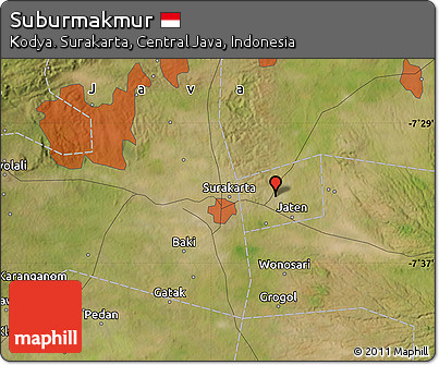 Satellite Map of Suburmakmur