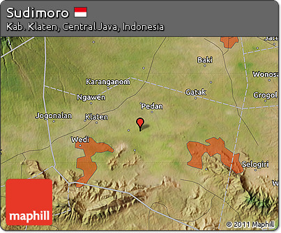 Satellite Map of Sudimoro