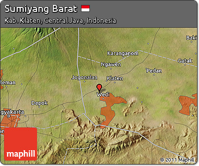 Satellite Map of Sumiyang Barat